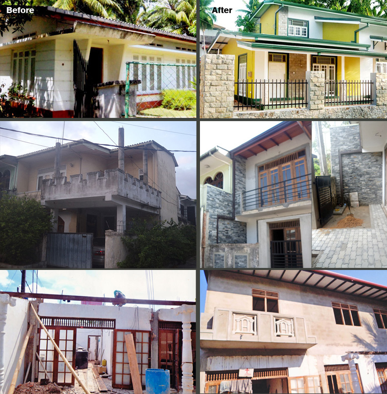 House renovation in Sri Lanka, house modification in sri lanka